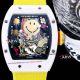 Richard Mille RM 88 Smiley  White Case Yellow Strap Swiss Replica Watch  (4)_th.jpg